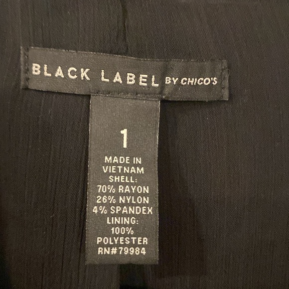 Black Label by Chico’s-1(8-10) - Picture 2 of 5